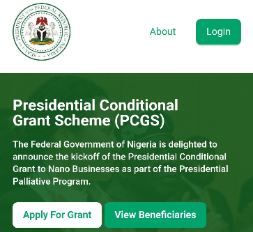 Presidential Conditional Grant Link 2023/2024 | How to Apply